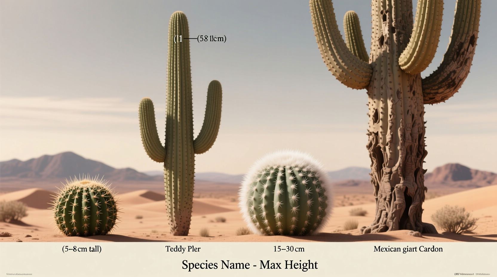how tall does a cactus grow