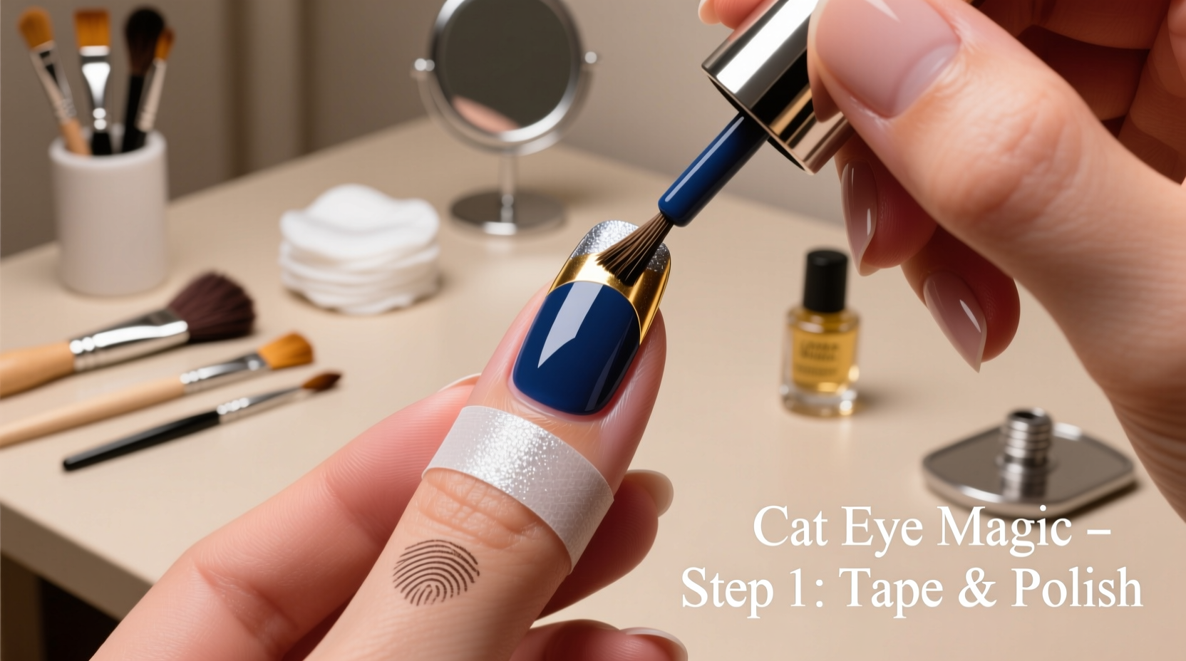 step by step tips for creating stunning cat eye nail designs at home
