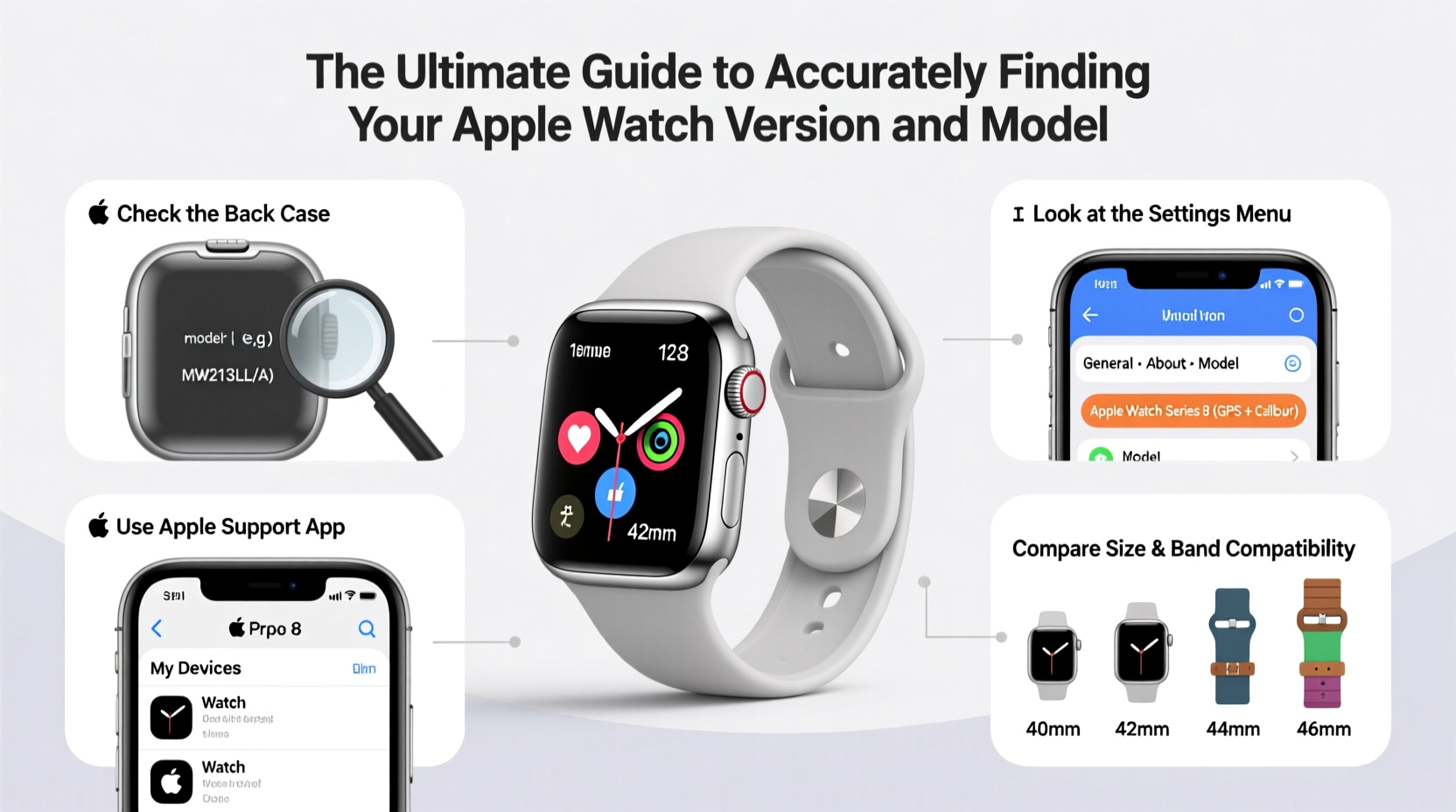 the ultimate guide to accurately finding your apple watch version and model