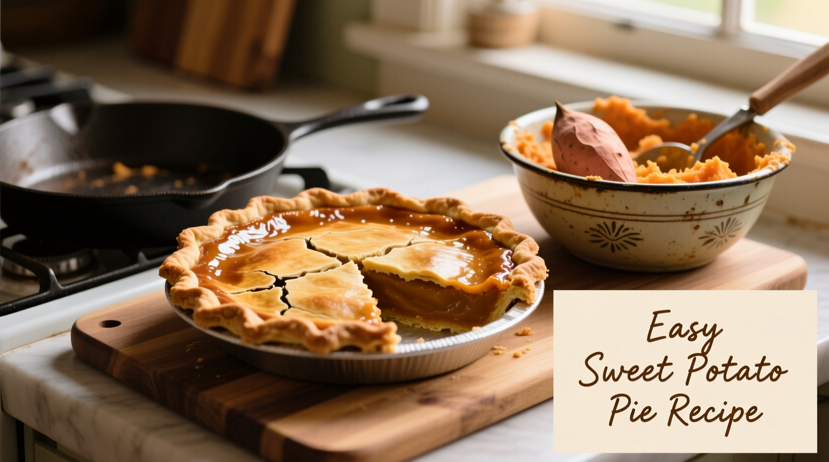 Easy Sweet Potato Pie Recipe: Ready in 65 Minutes