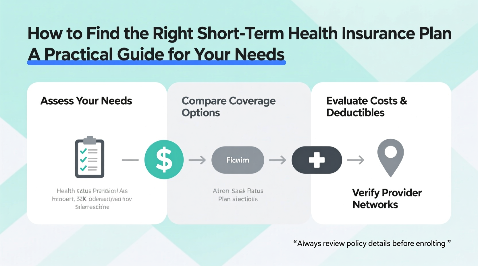 how to find the right short term health insurance plan a practical guide for your needs