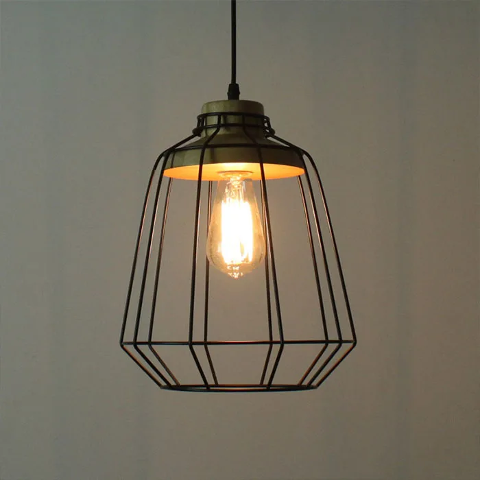Simple Art Design Loft Hanging Lighting E26 E27 Wood Pendant Lamp