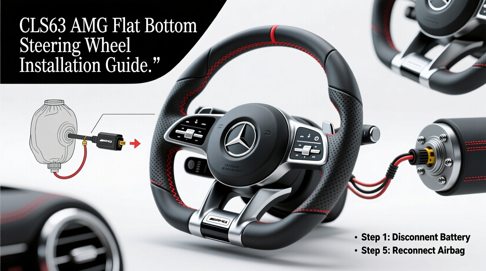 cls63 amg flat bottom install