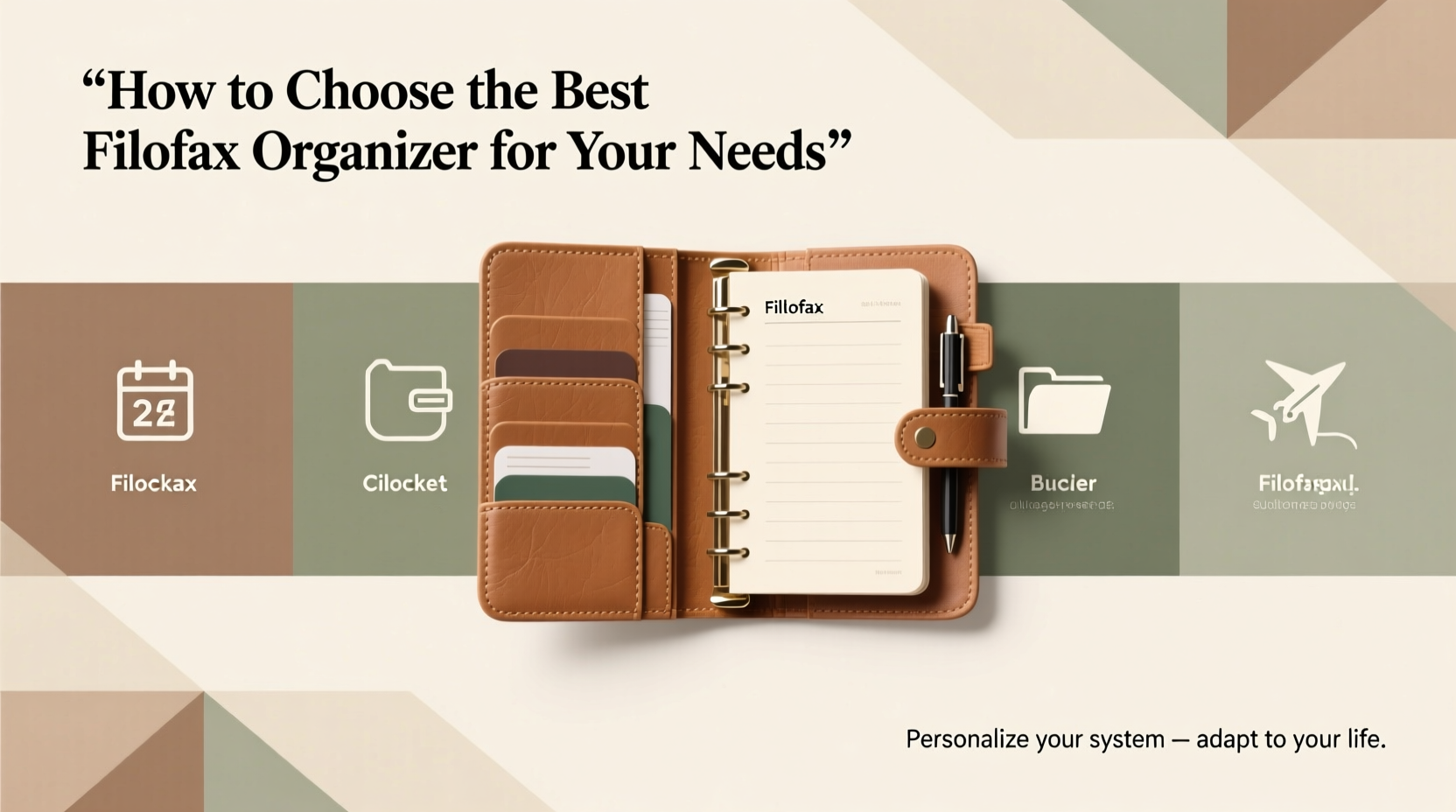 How to Choose the Best Filofax Organizer for Your Needs