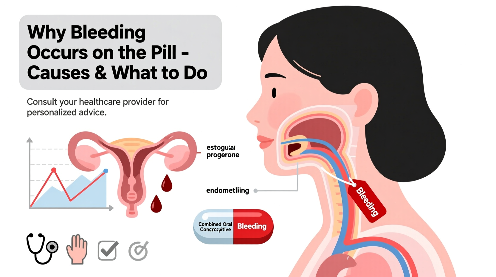 bleeding on the pill why it happens and what to do