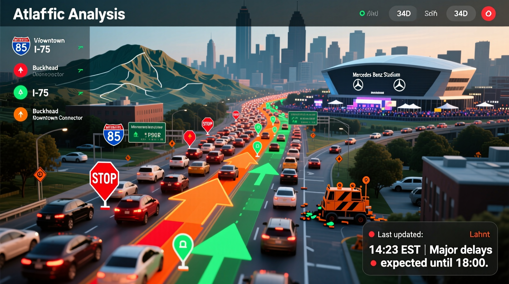 Dependent Events Problem Why Is Atlanta Traffic So Bad Today Real Time Updates Causes