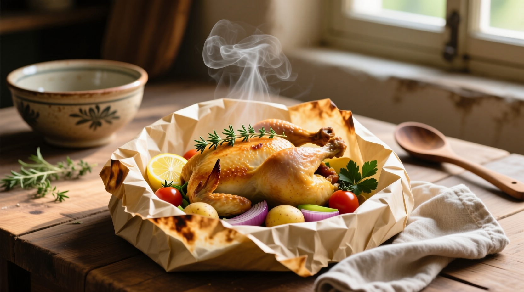 chicken en papillote recipe