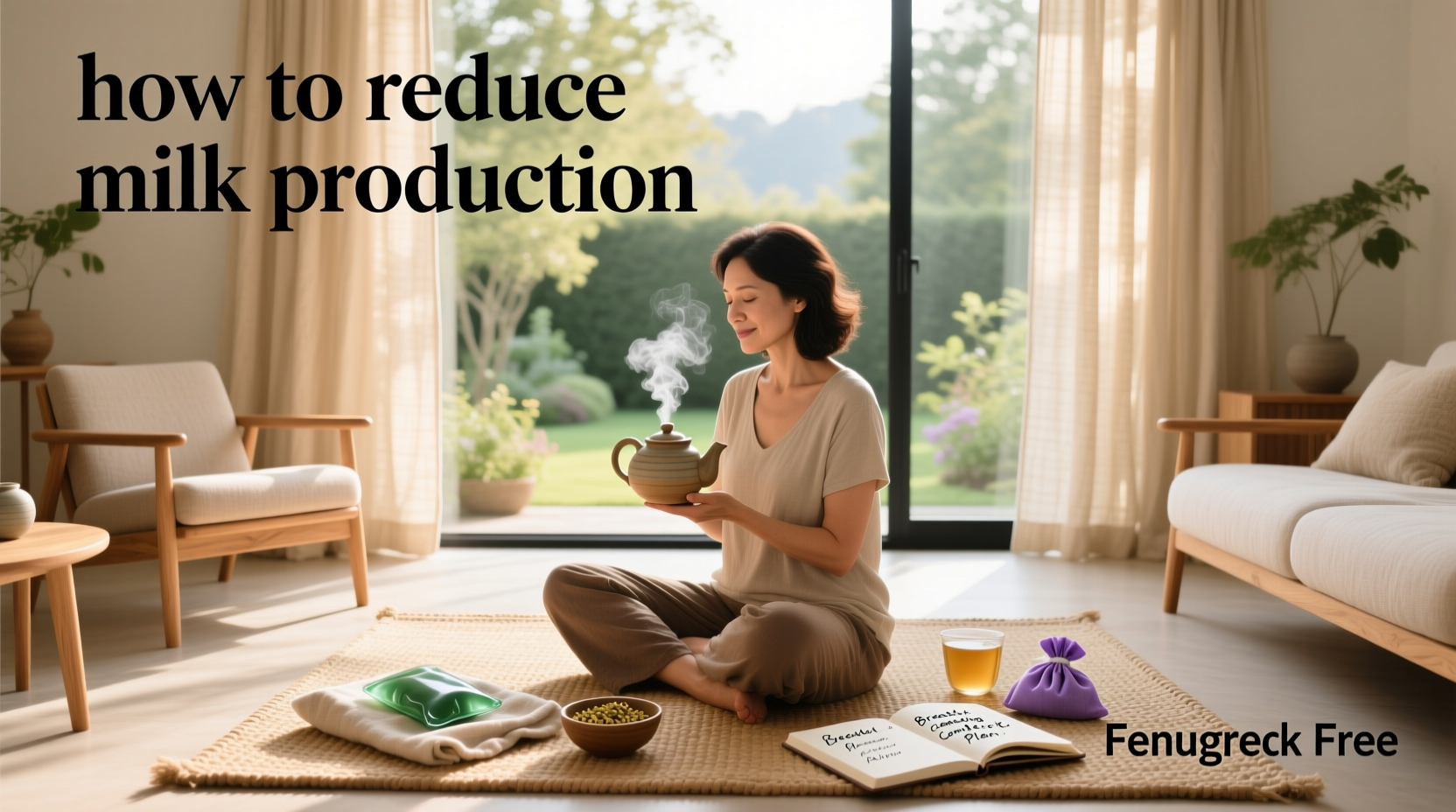 how to reduce milk production safely