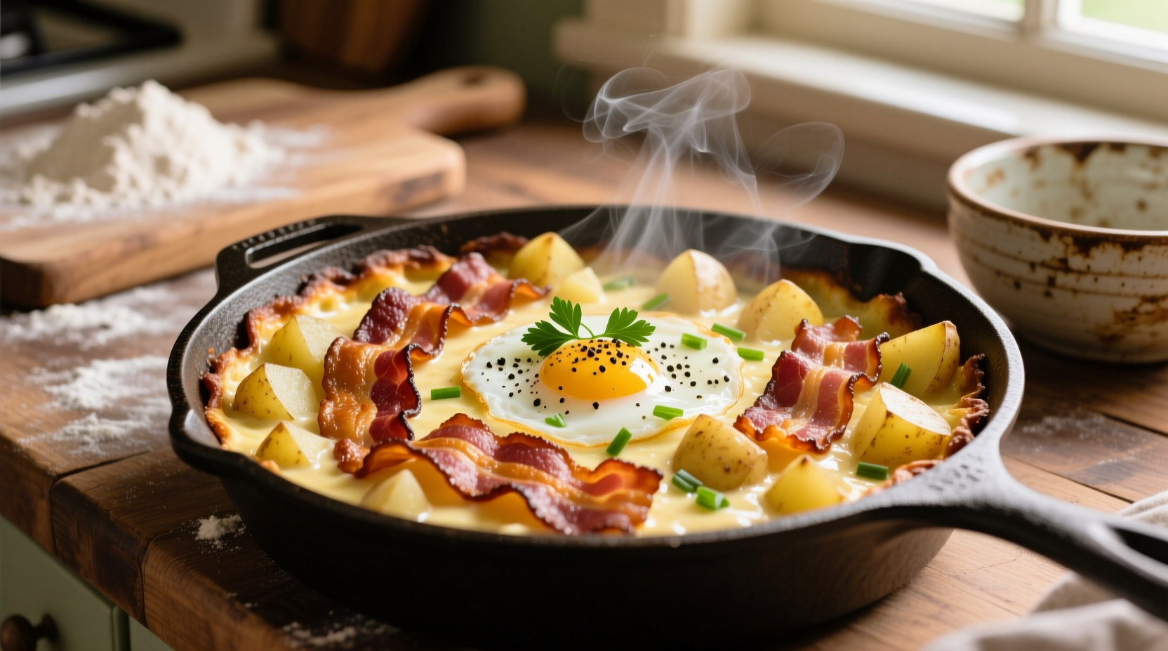 Perfect Bacon Potato Egg Casserole Recipe | Easy Breakfast