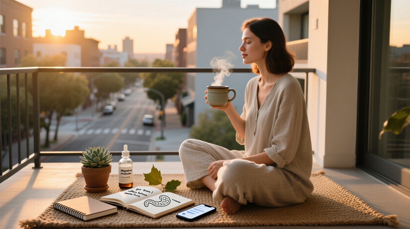 gut brain axis caffeine control