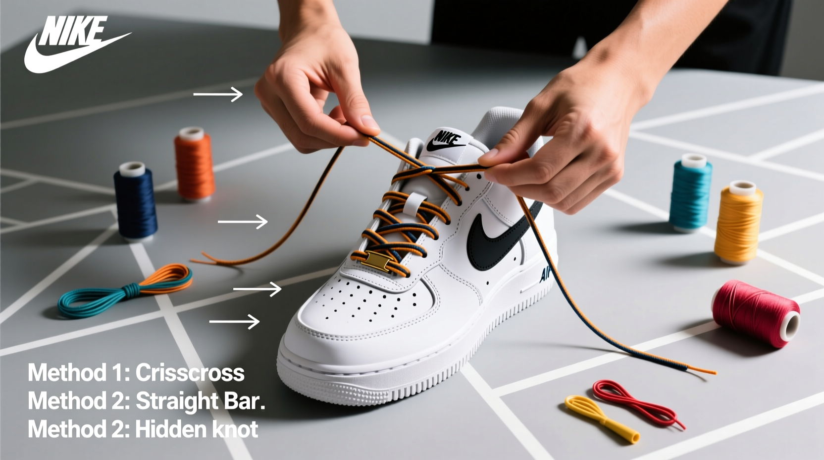 creative and easy methods for the best way to lace air force ones
