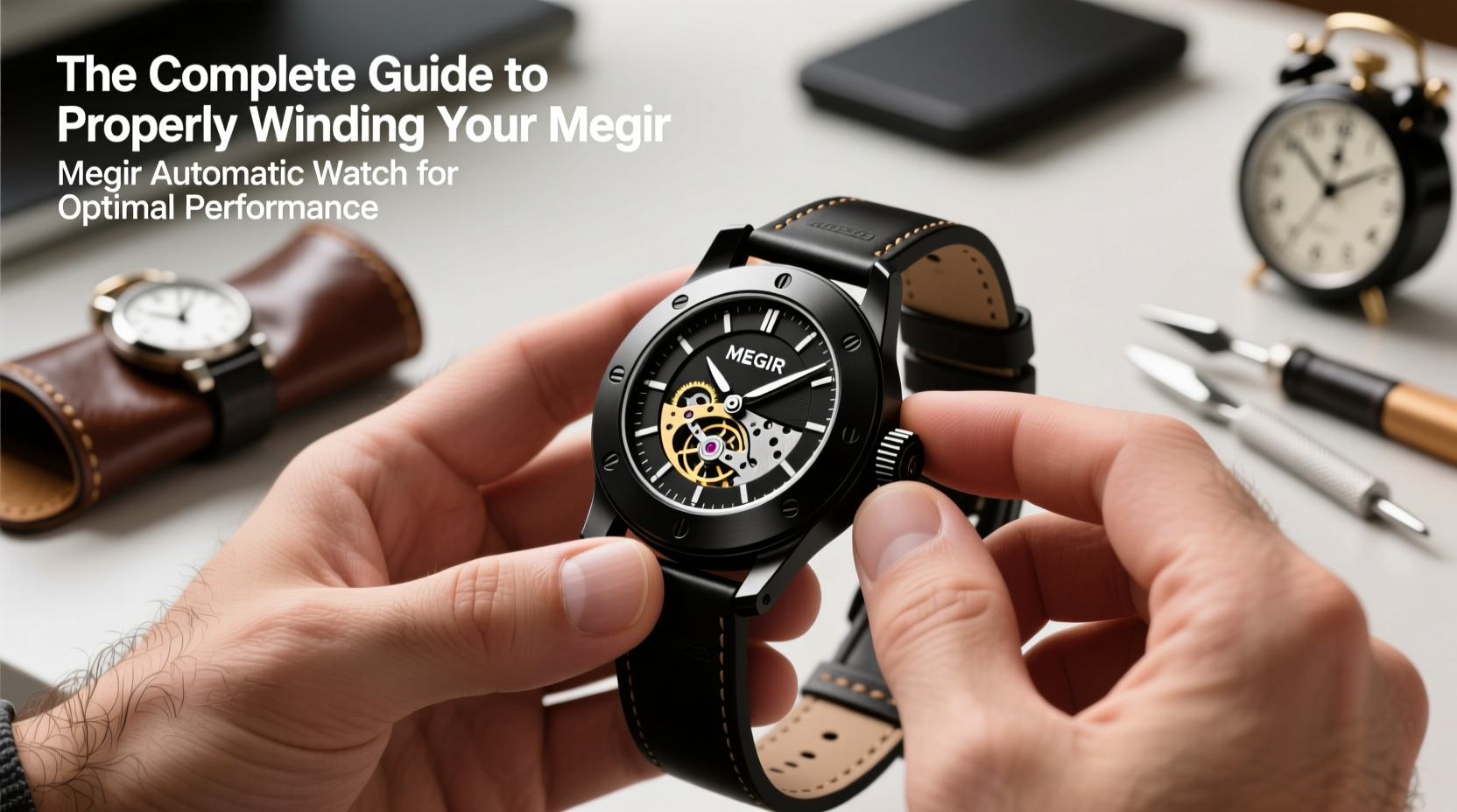 the complete guide to properly winding your megir automatic watch for optimal performance
