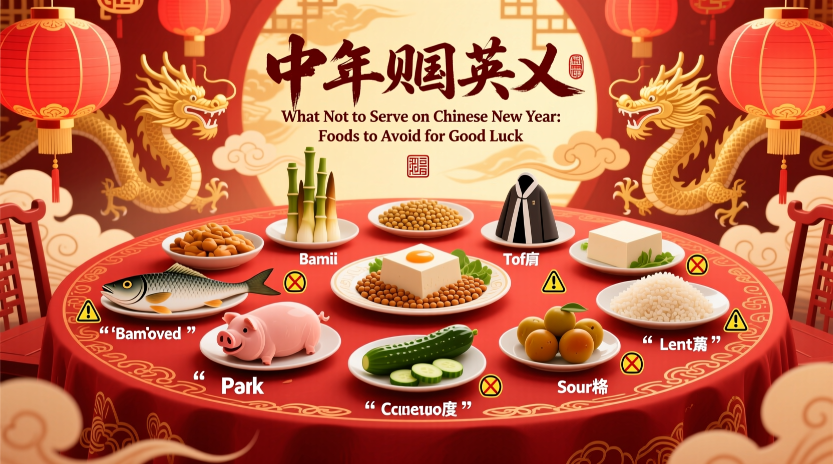 what not to serve on chinese new year