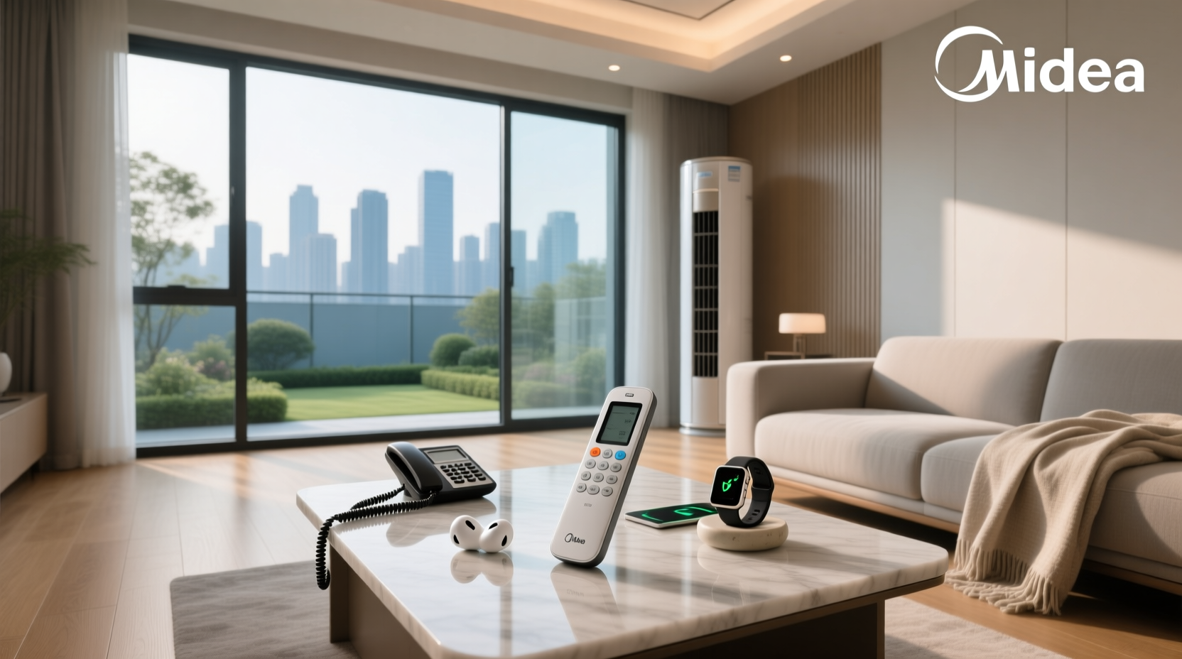 midea ac remote guide replacement, setup phone control