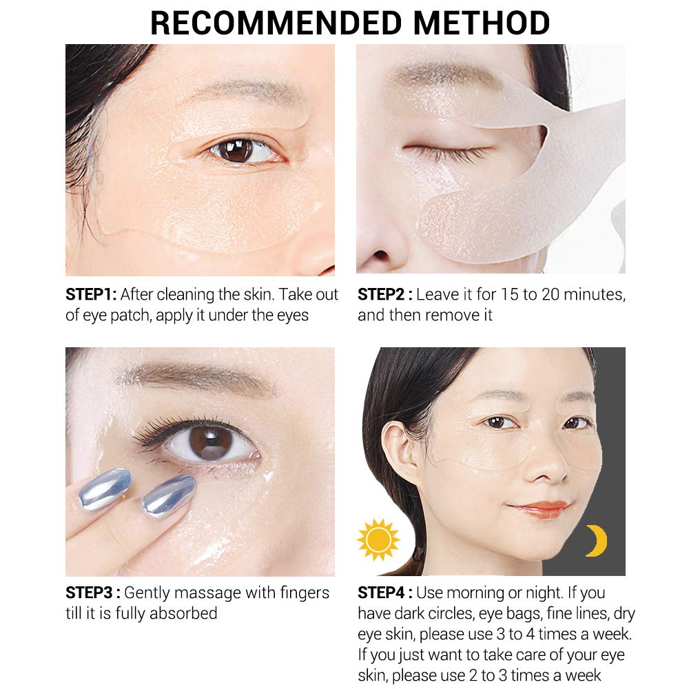New Design Hot Selling Anti Wrinkle Anti Aging Hyaluronic Acid Sheet Eye Mask