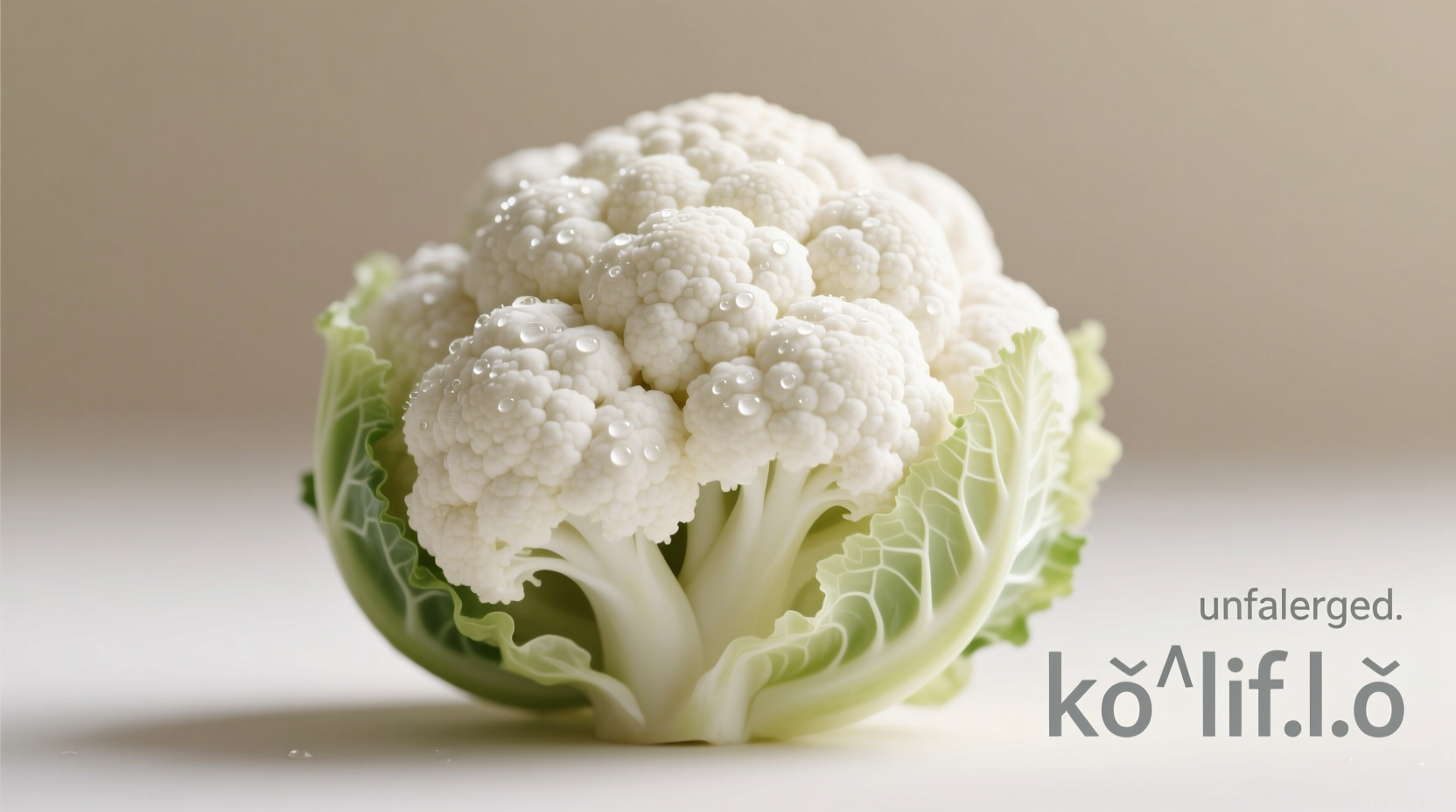 cauliflower pronunciation