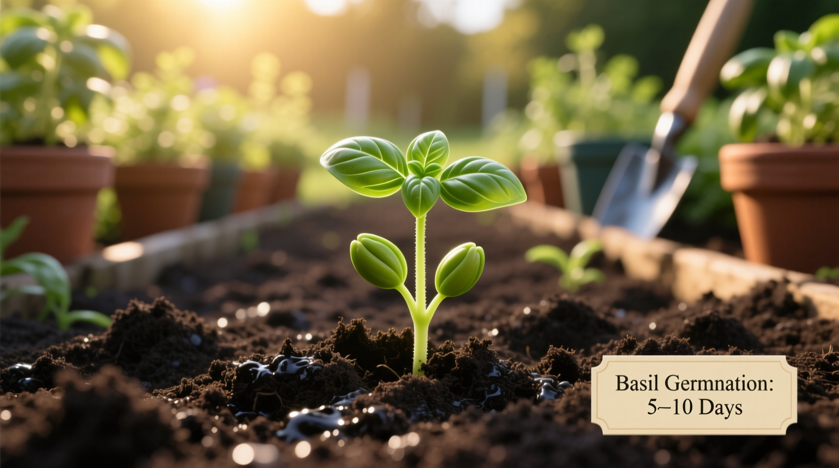how long for basil to germinate