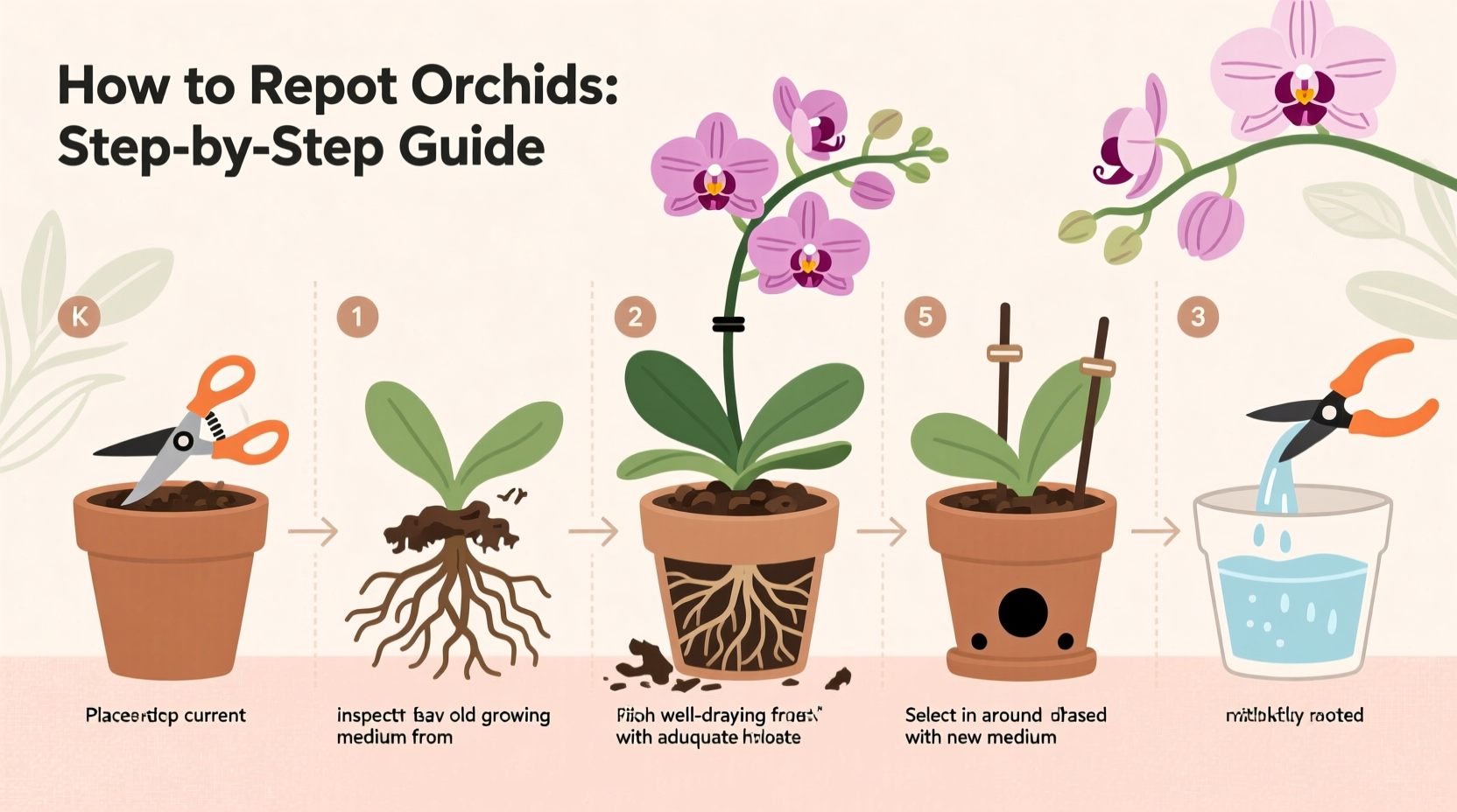 how do you replant orchids