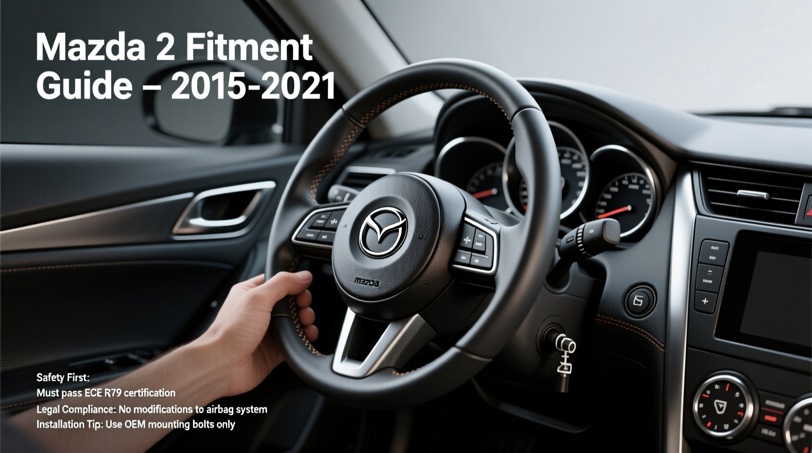 mazda 2 aftermarket steering wheel