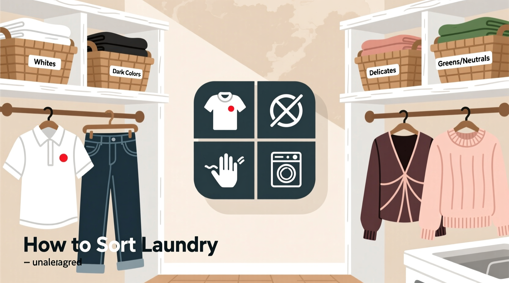 how to sort laundry