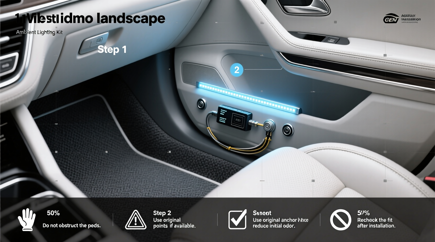 How to Choose Installation Guide for Ambient Lighting Kit