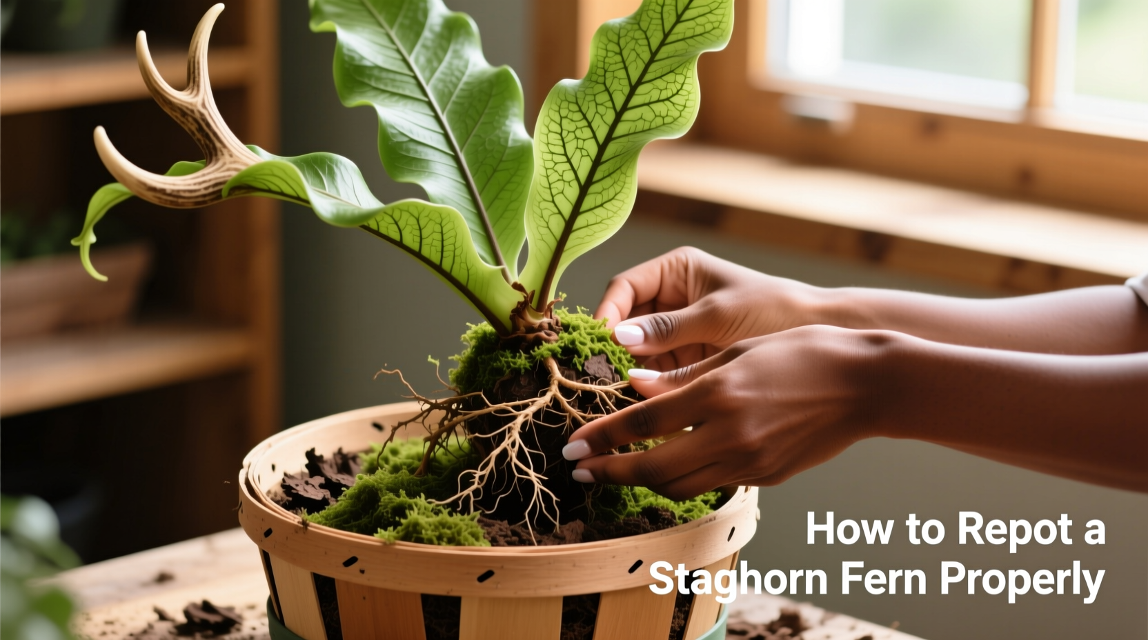 How to Repot a Staghorn Fern Properly