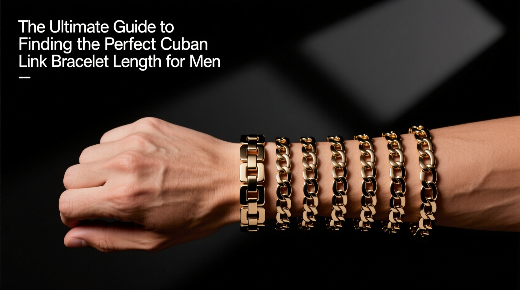 the ultimate guide to finding the perfect cuban link bracelet length for men