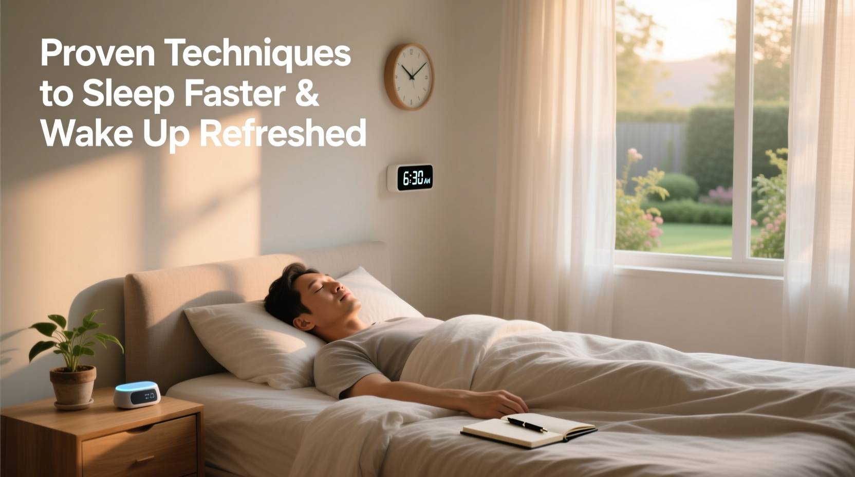 proven techniques to get faster sleep and wake up refreshed