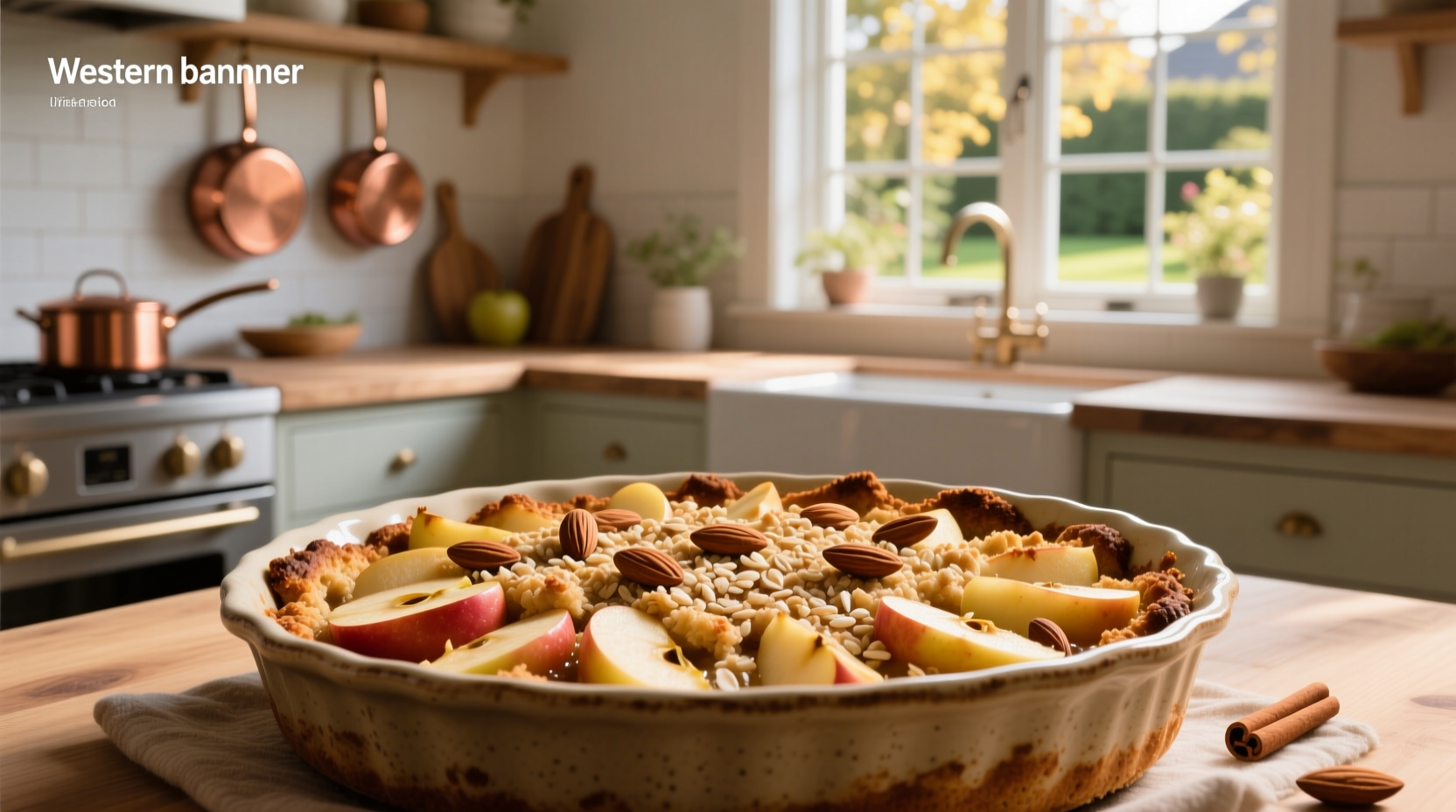 apple crumble topping without oats