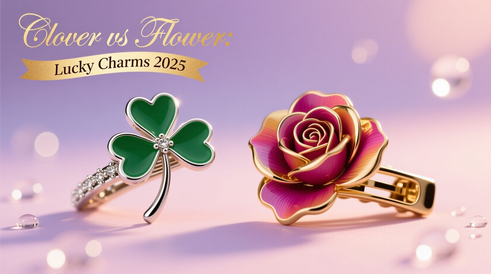 clover vs flower hair clips are lucky charms the new trend