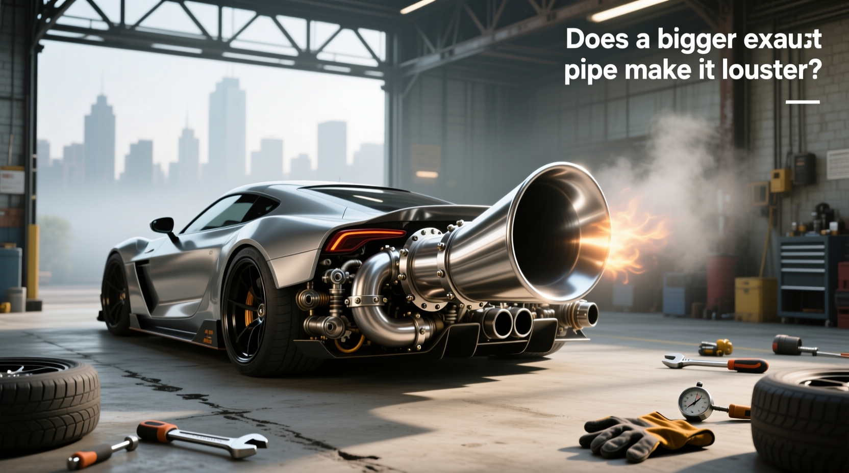 how to choose large car exhaust pipe,Does a bigger exhaust pipe make it louder?