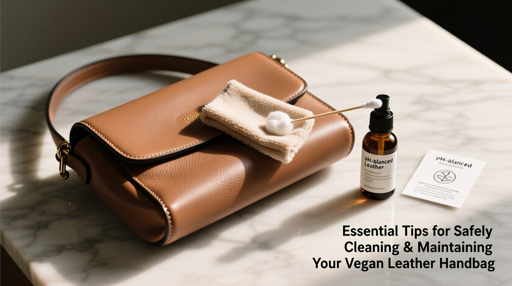 essential tips for safely cleaning and maintaining your vegan leather handbag