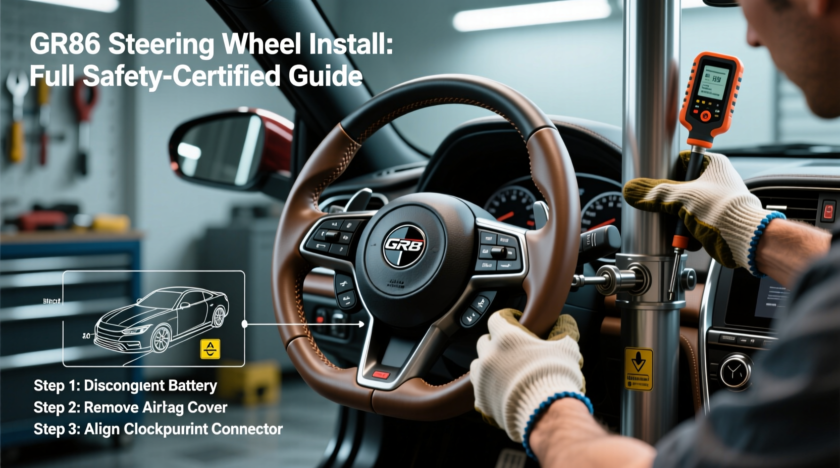 GR86 Steering Wheel Install: Full Safety-Certified Guide