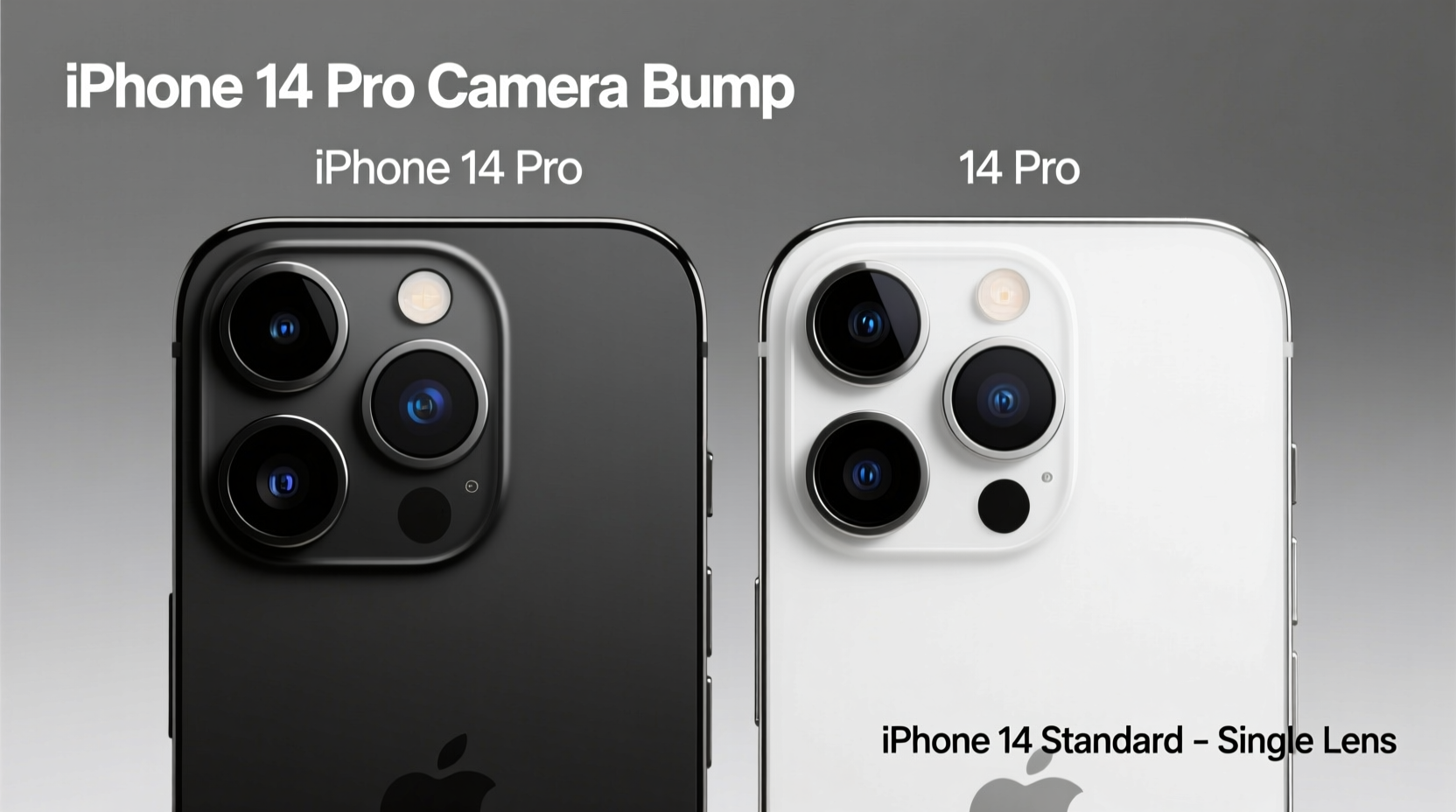 iphone 14 vs 14 pro camera bump is the bigger bump on the pro really worth it