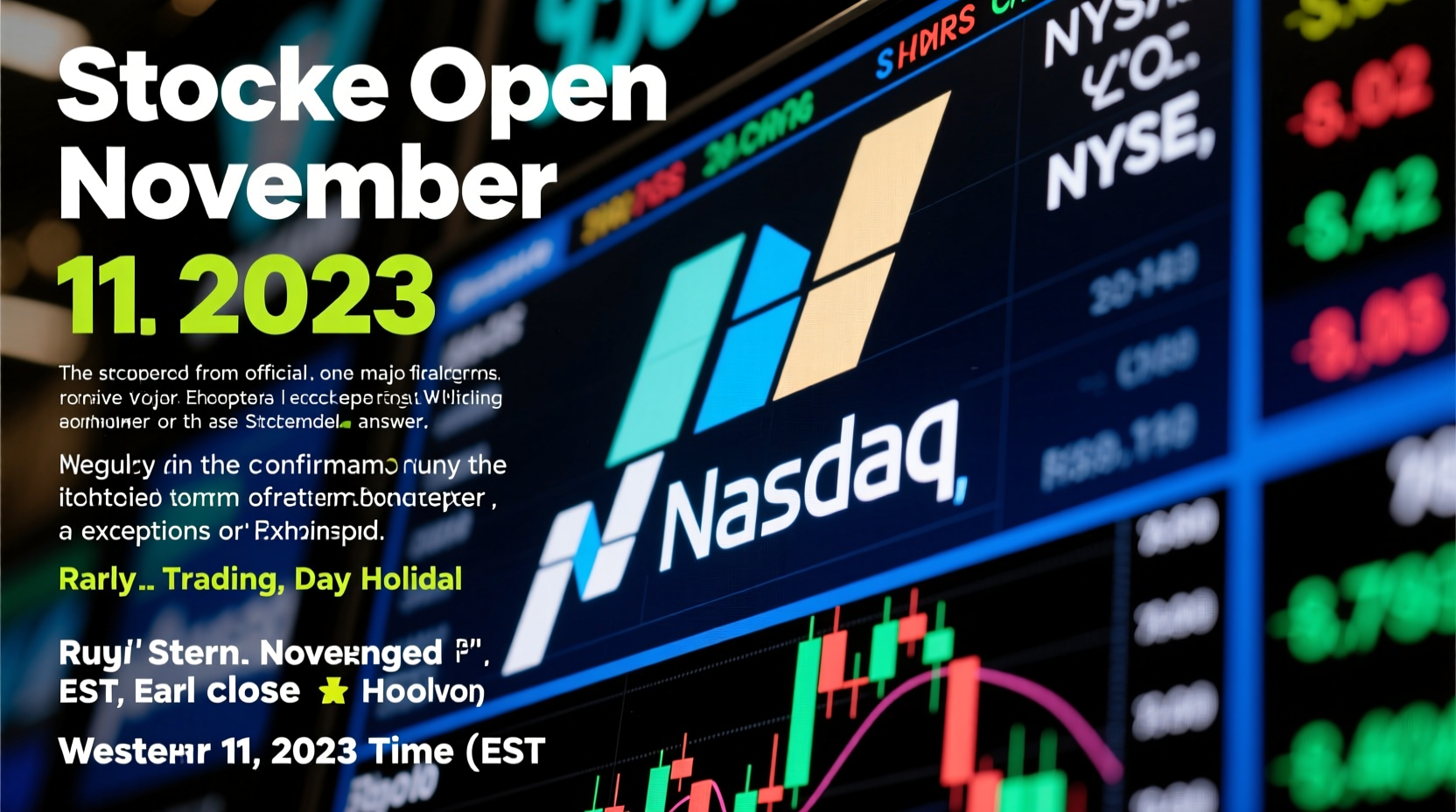 is the stock market open on november 11