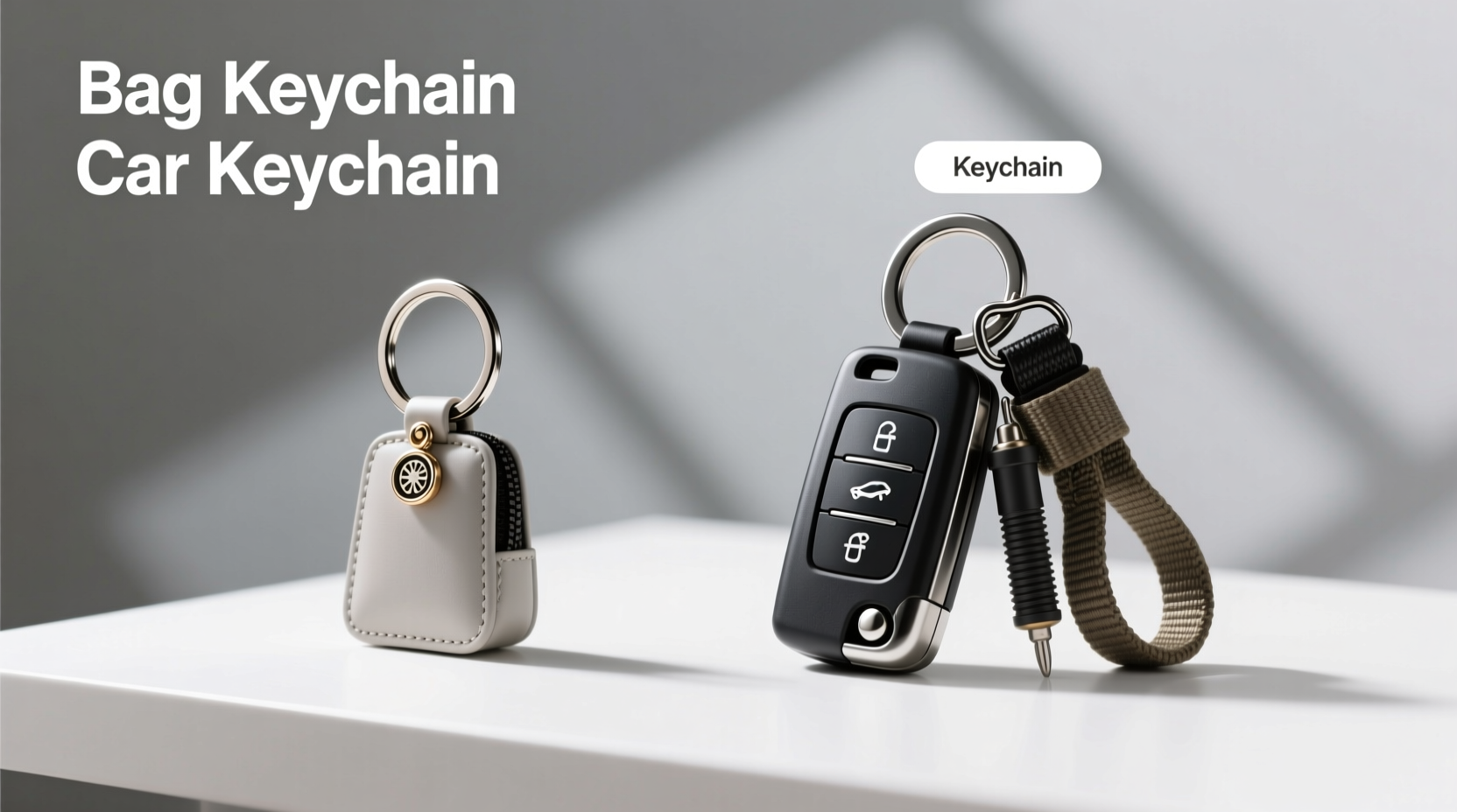 bag keychain vs car keychain is there really a difference or can i just use either