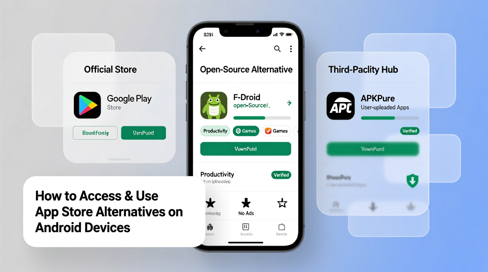 how to access and use app store alternatives on android devices