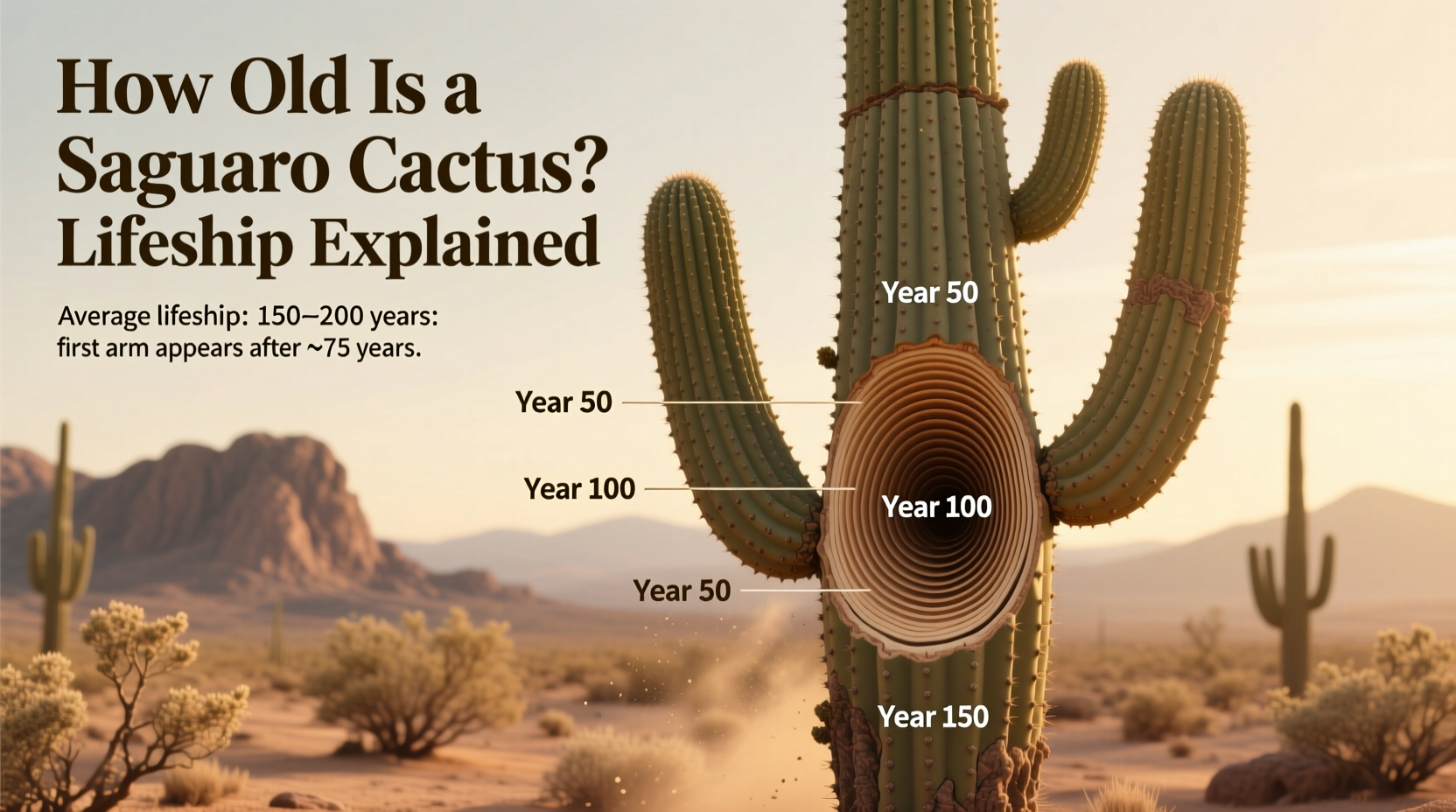 How Old Is a Saguaro Cactus? Lifespan Explained