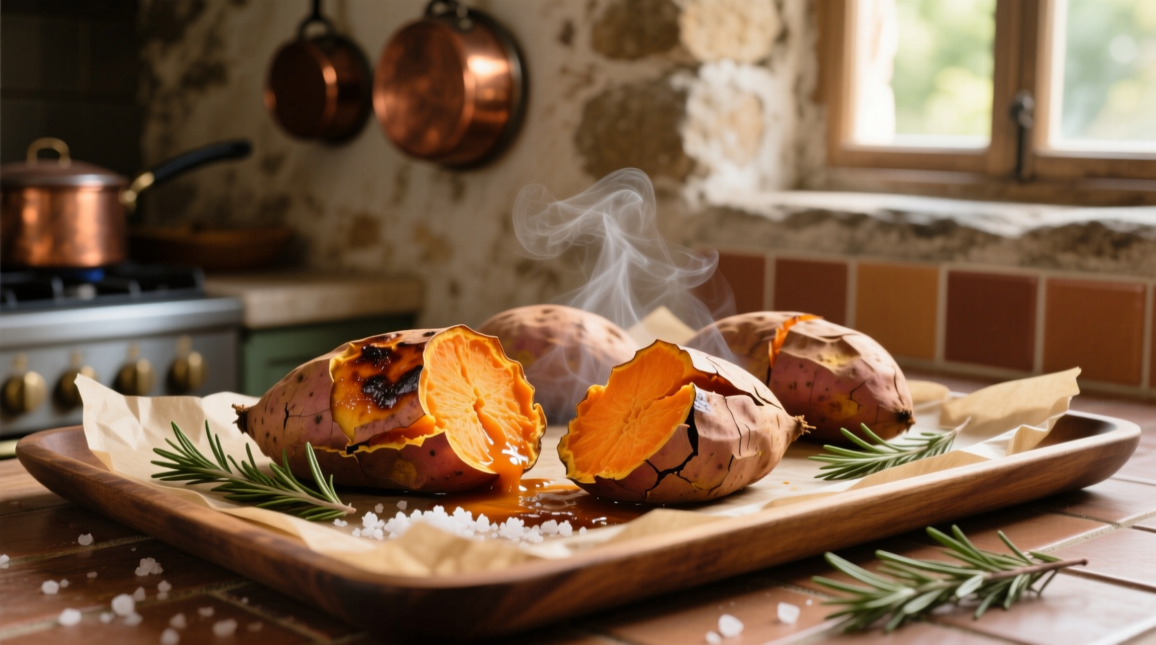 sweet potato roast potatoes