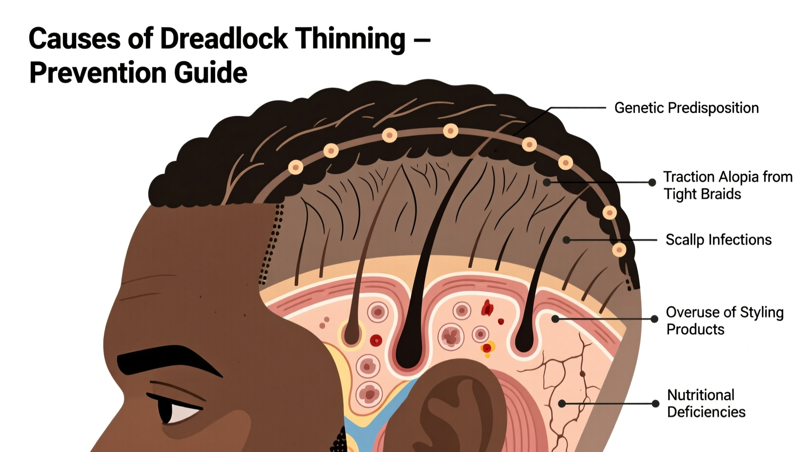 why are my dreads thinning causes how to prevent it
