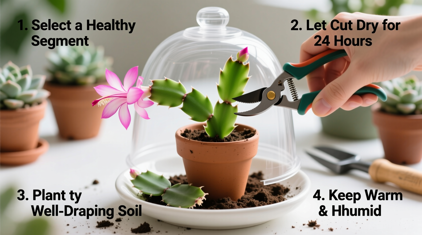 How to Propagate a Thanksgiving Cactus Easily