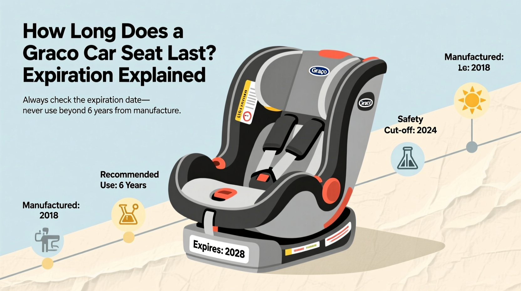 how long does a graco car seat last