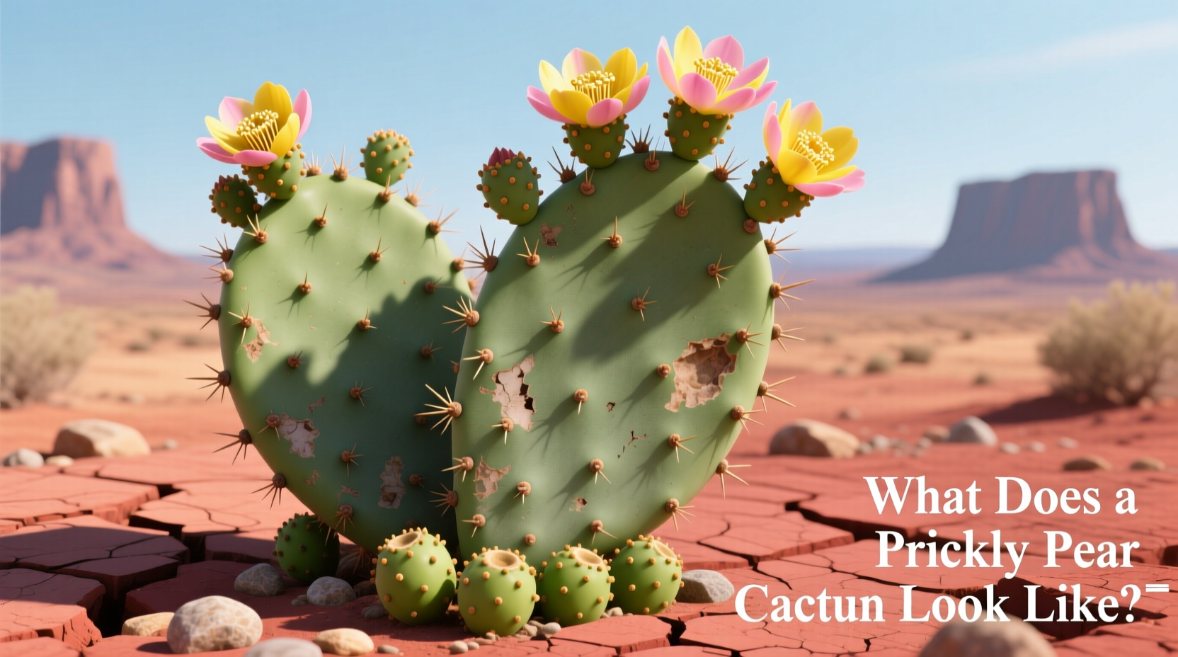 What Does a Prickly Pear Cactus Look Like?