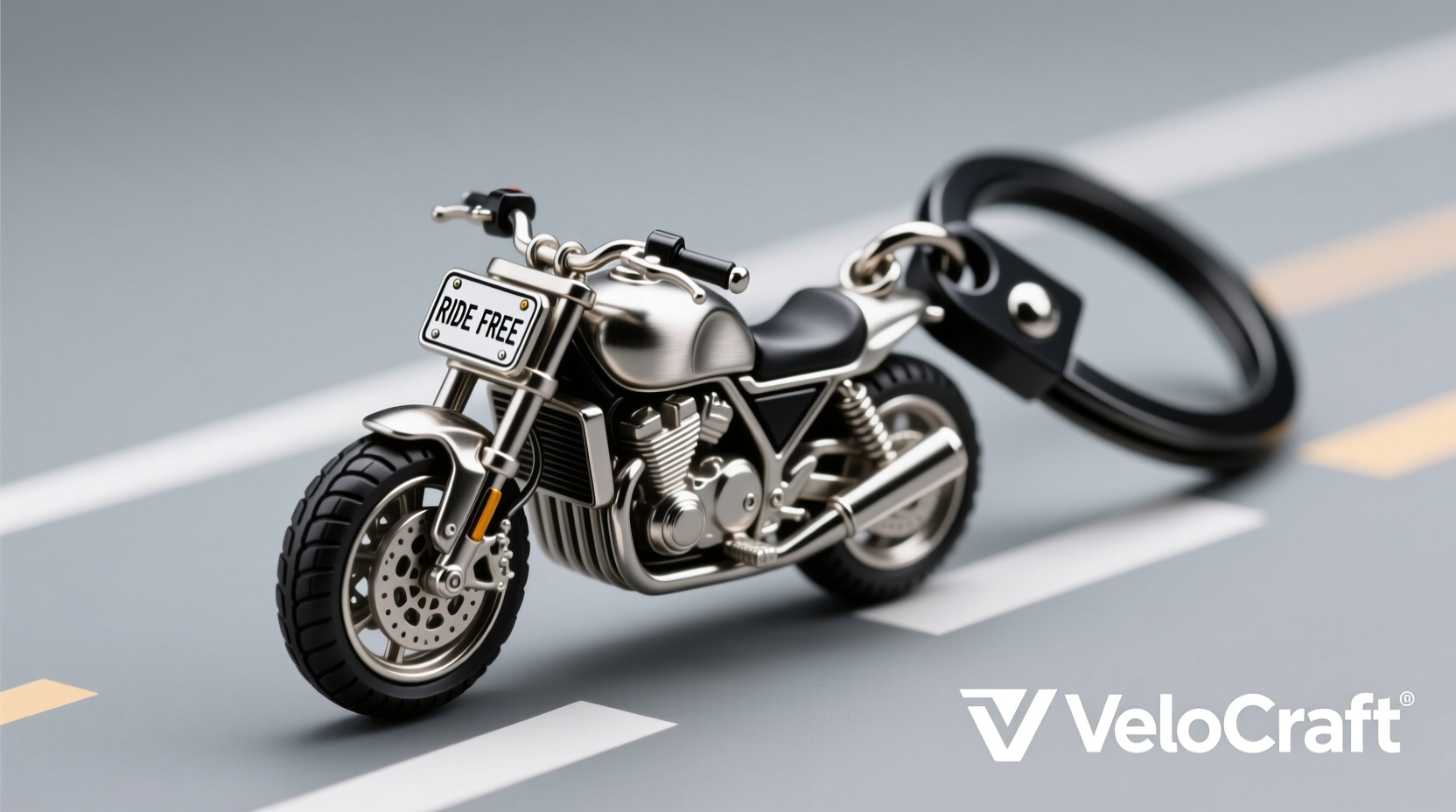 motorcycle keychain or backpack charm is one actually more useful