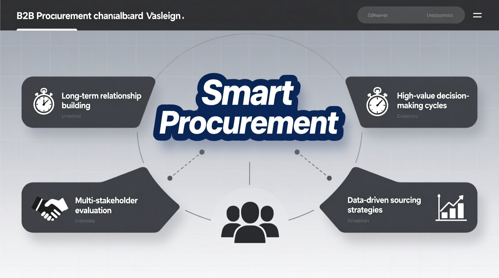 which is a primary characteristic of a b2b market