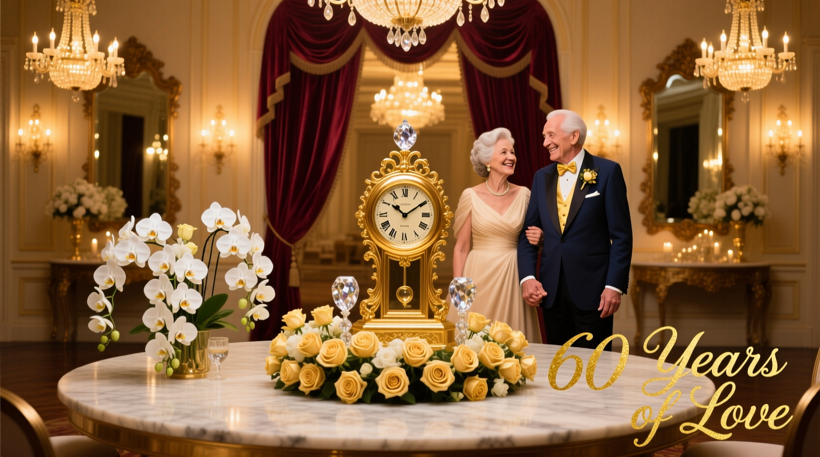 Diamond white, platinum shimmer, or icy silver? How couples are reimagining the 60th anniversary palette