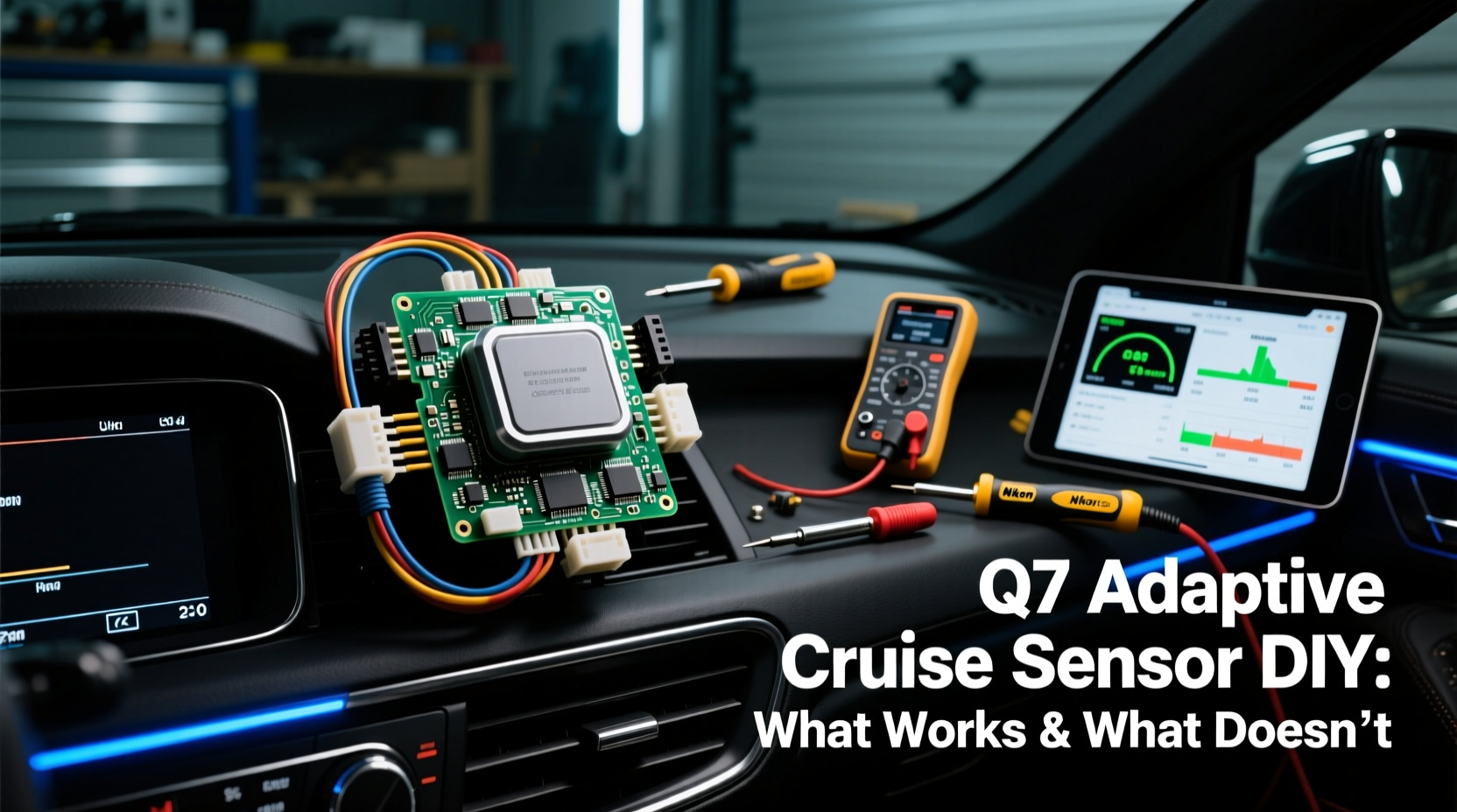 q7 adaptive cruise sensor diy