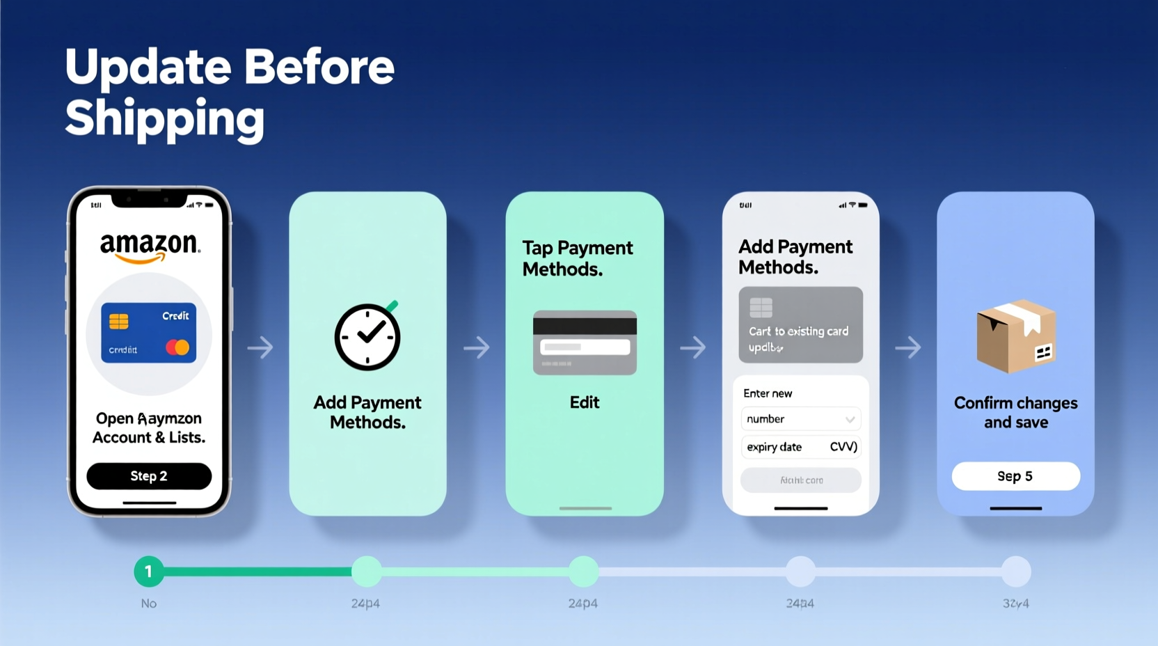 step by step guide to updating your payment method on amazon orders before shipping
