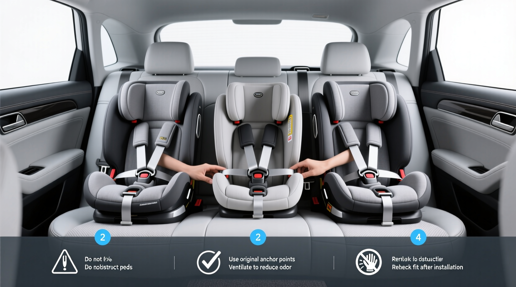 best vehicle for three car seats