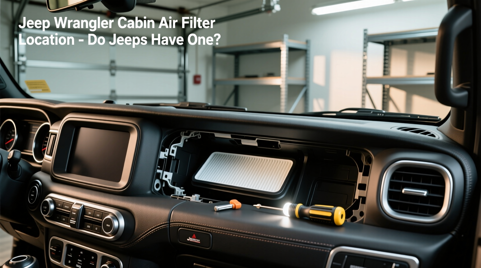 Jeep Wrangler Cabin Air Filter Location: How to Replace It